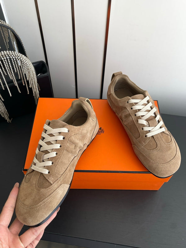 HM Chaussures Derby Daim marron 739999