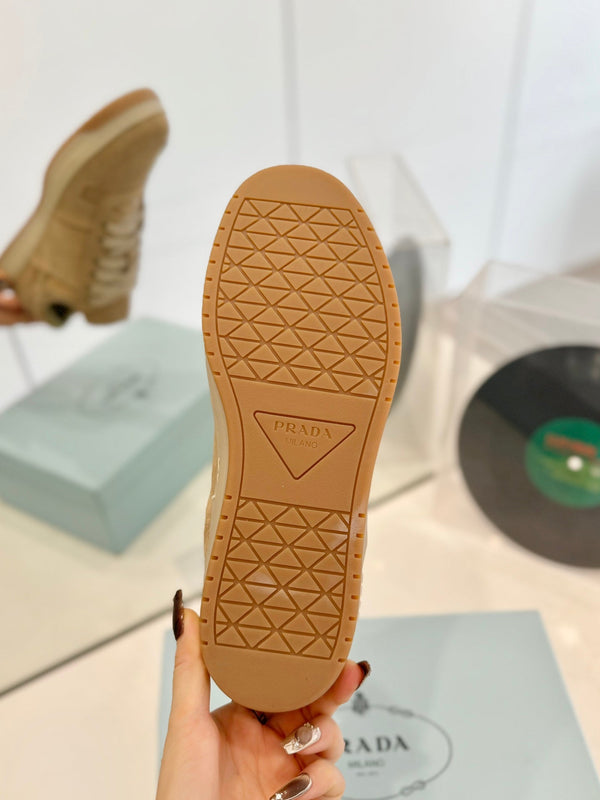 SNEAKERS PERFORATE PRA DOWNTOWN CAMOSCIO CAMMELLO