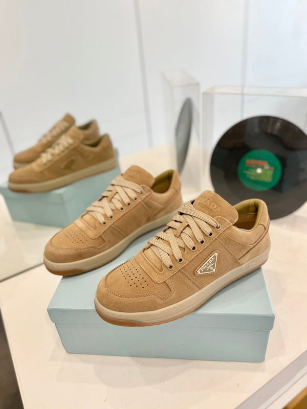 SNEAKERS PERFORATE PRA DOWNTOWN CAMOSCIO CAMMELLO