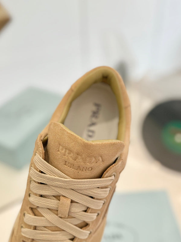 SNEAKERS PERFORATE PRA DOWNTOWN CAMOSCIO CAMMELLO