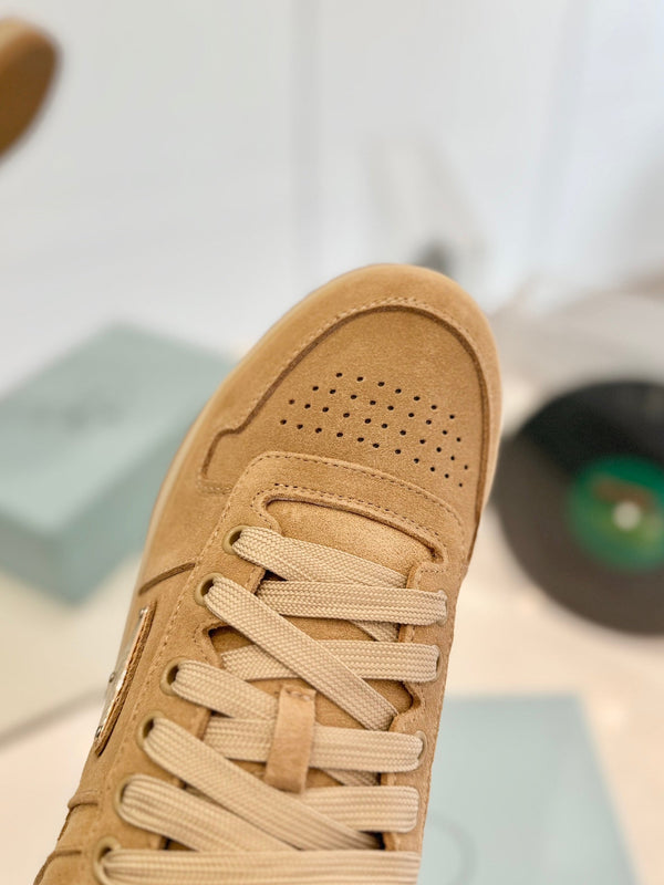 SNEAKERS PERFORATE PRA DOWNTOWN CAMOSCIO CAMMELLO