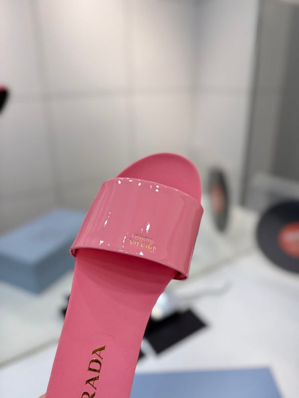 Pra Slides Pink Patent Leather 834594