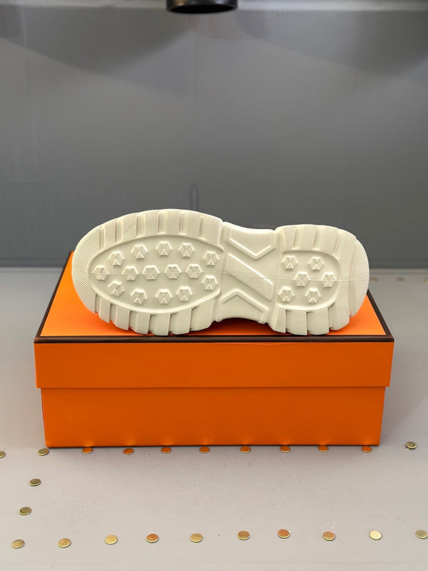 HM Men's Sneaker Grey Mesh Calfskin 541265