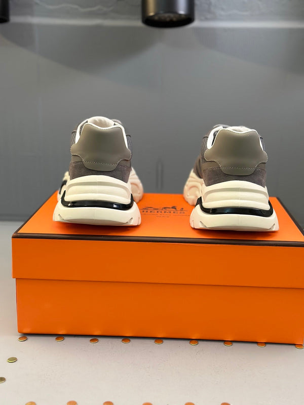 HM Men's Sneaker Grey Mesh Calfskin 541265