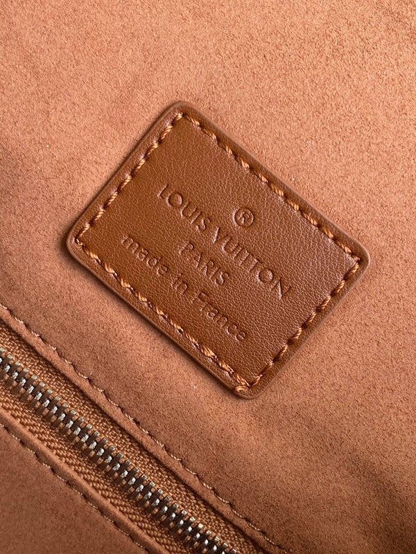 ZAINO CHRISTOPHER 48 IN TELA DAMIER GIALLA MARRONE