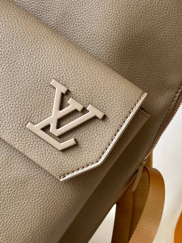 LV M57079 Takeoff Backpack Brown Aerogram Cowhide