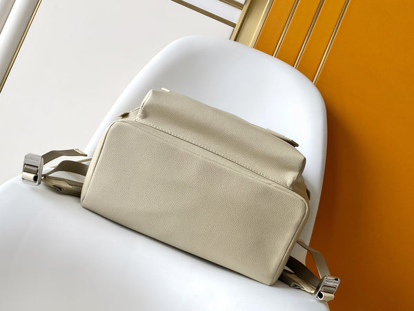 LV M22503 Takeoff Backpack Light Khaki Aerogram Cowhide