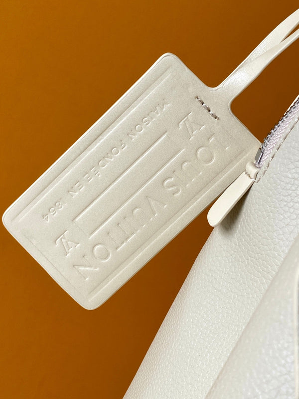 LV M22503 Takeoff Backpack Light Khaki Aerogram Cowhide