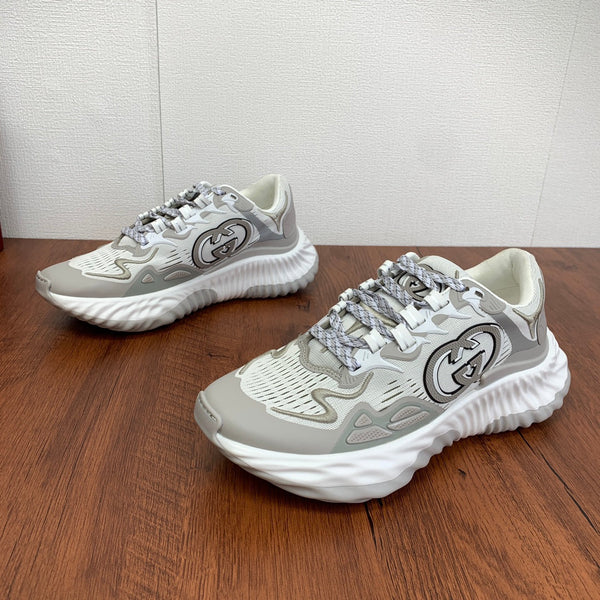 GG Men's Ripple Sneaker Grey Mesh 536984