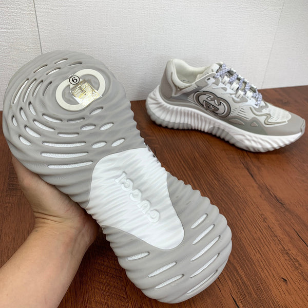 GG Men's Ripple Sneaker Grey Mesh 536984