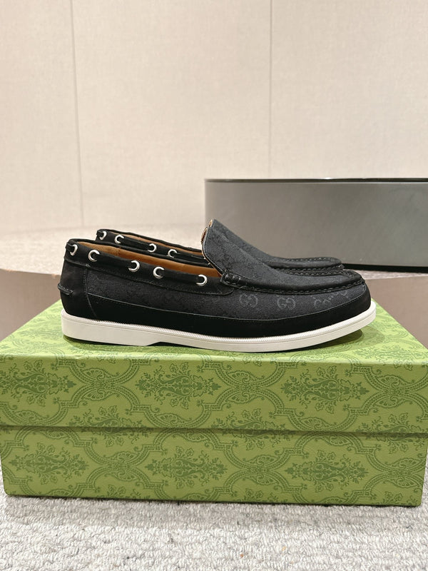 GG Men's 25 Original GG Loafer Black Canvas 592170