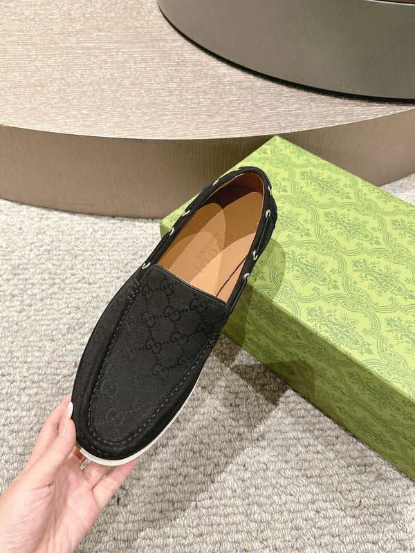 GG Men's 25 Original GG Loafer Black Canvas 592170