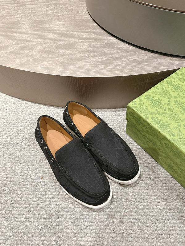 GG Men's 25 Original GG Loafer Black Canvas 592170