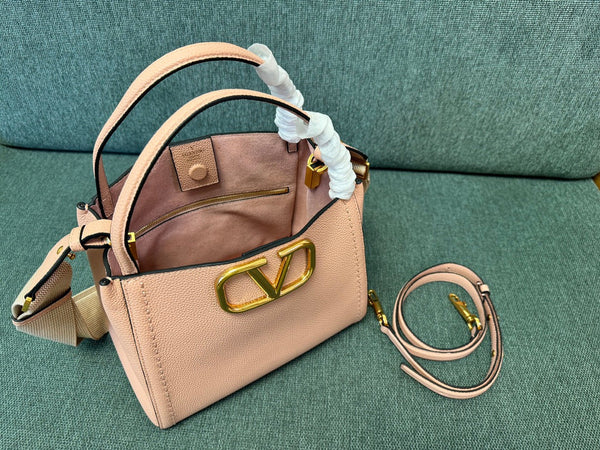VALENTINO small handbag blush pink calfskin 538533