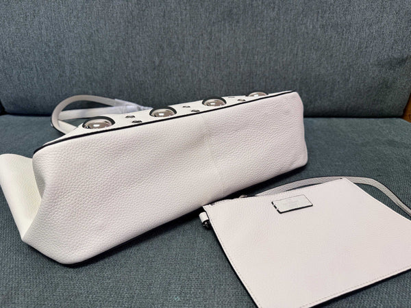 Valentino Garavani tote white cowhide 555247