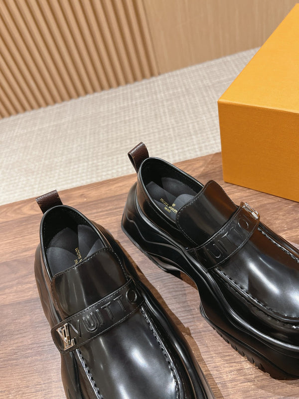 LV Archlight 2.0 Platform Loafer 60mm Glossy Black Calfskin