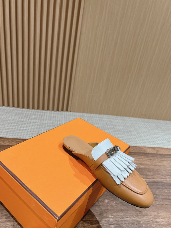 OZ Mule Fringed Bronze