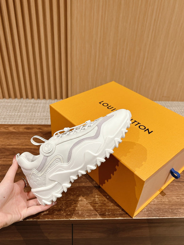 LV Rush Sneaker Black Mix Grey Cowhide