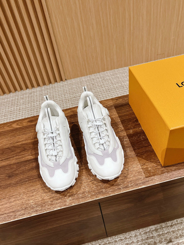 LV Rush Sneaker Black Mix Grey Cowhide