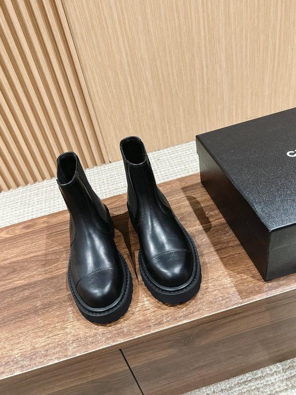 Stivaletti Chelsea CC in pelle di vitello nera 937074