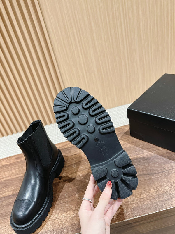 Stivaletti Chelsea CC in pelle di vitello nera 937074