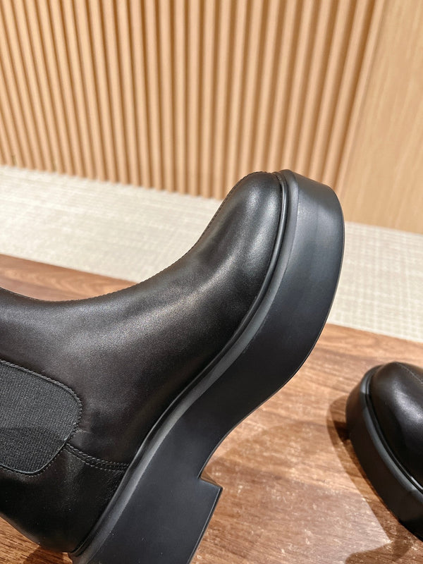 The Row Nobilis TR Boot 50mm Black Leather 427978