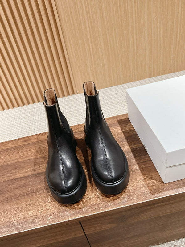 The Row Nobilis TR Boot 50mm Black Leather 427978