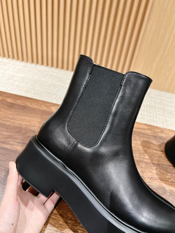 The Row Nobilis TR Boot 50mm Black Leather 427978