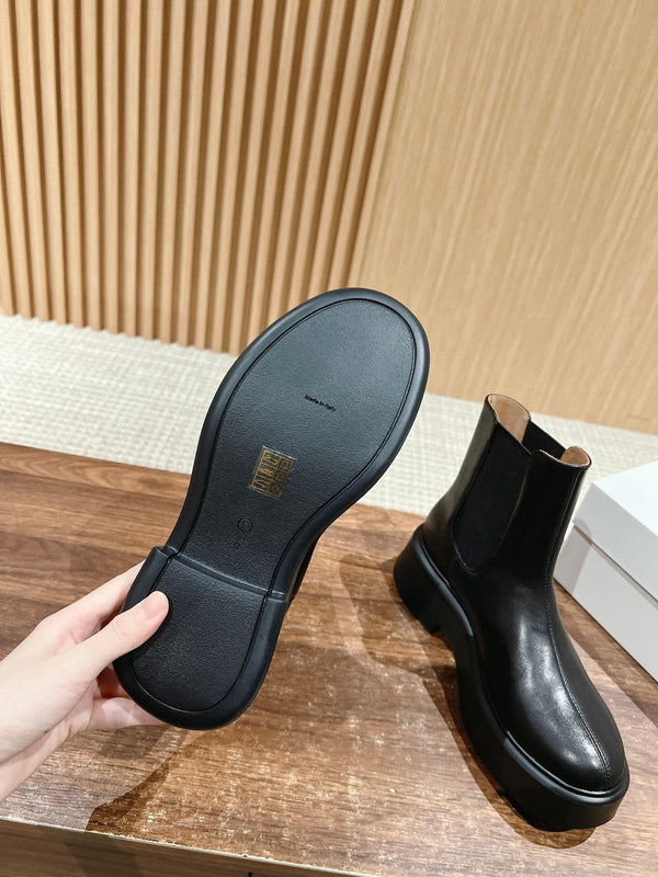 The Row Nobilis TR Boot 50mm Black Leather 427978