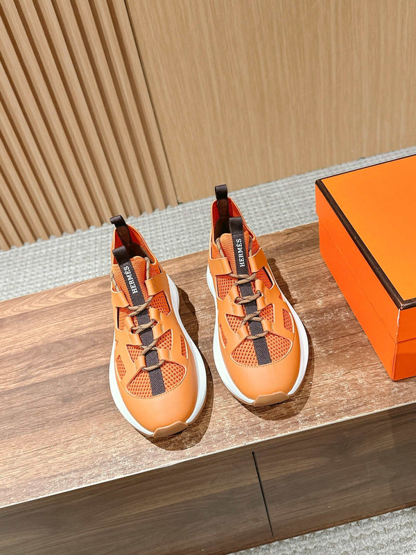 HM Katana Sneaker Oranger Calfskin 317596