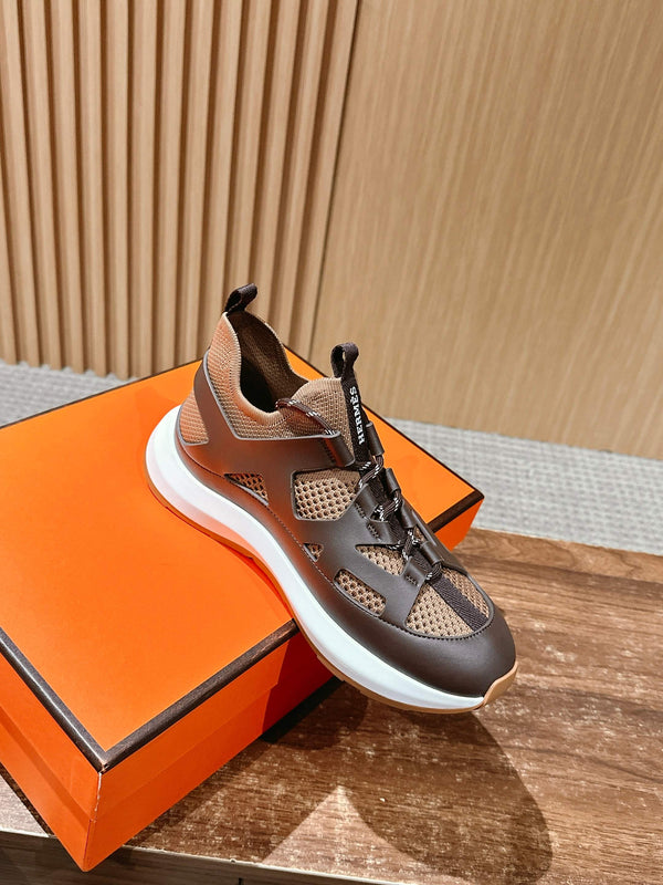 HM Katana Sneaker Brown Calfskin 317598