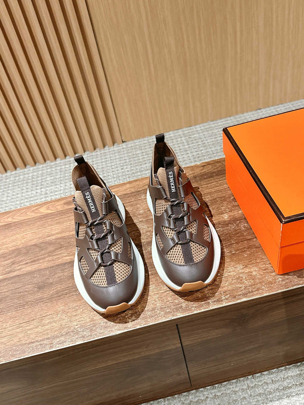 HM Katana Sneaker Brown Calfskin 317598