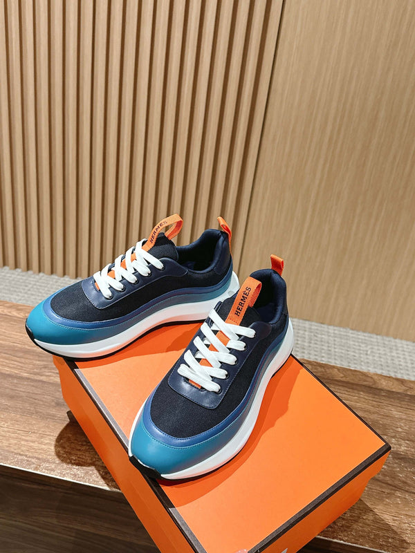 HM Gramme Sneaker Black Blue Mesh 317602