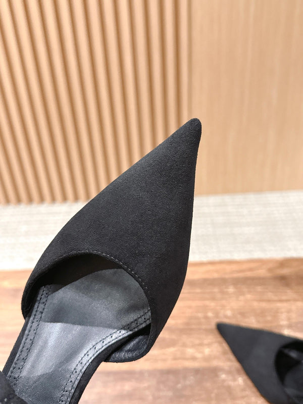 ALAIA ankle boots black suede 386020