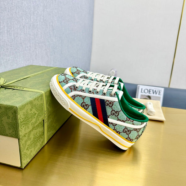 GG TENNIS 1977 TRAINER FERN CANVAS