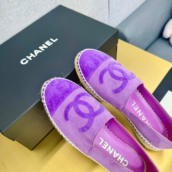 espadrilles lilac and purple suede