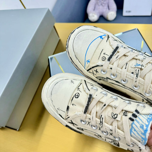 SNEAKER SKETCH IN TELA BEIGE