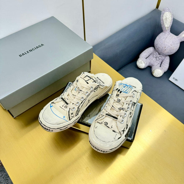 SNEAKER SKETCH IN TELA BEIGE