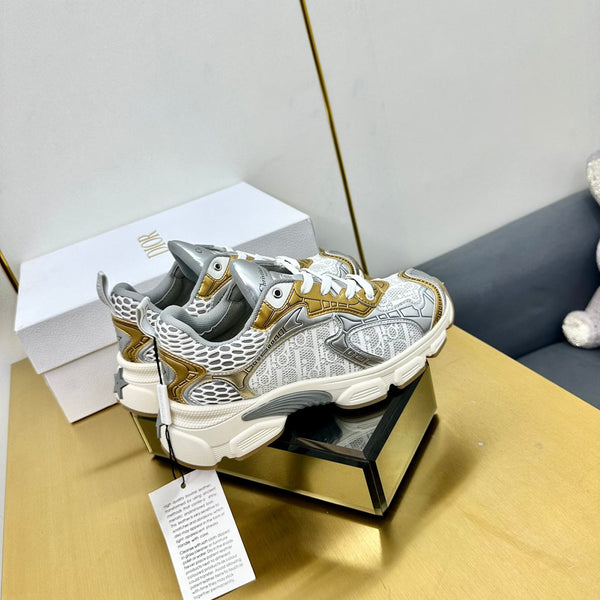 CD Chrono Sneaker 40mm in tessuto a rete oro 994578