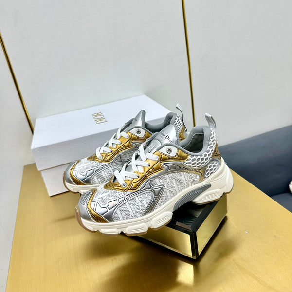 CD Chrono Sneaker 40mm in tessuto a rete oro 994578