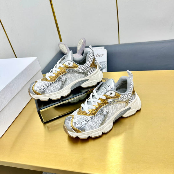 CD Chrono Sneaker 40mm in tessuto a rete oro 994578