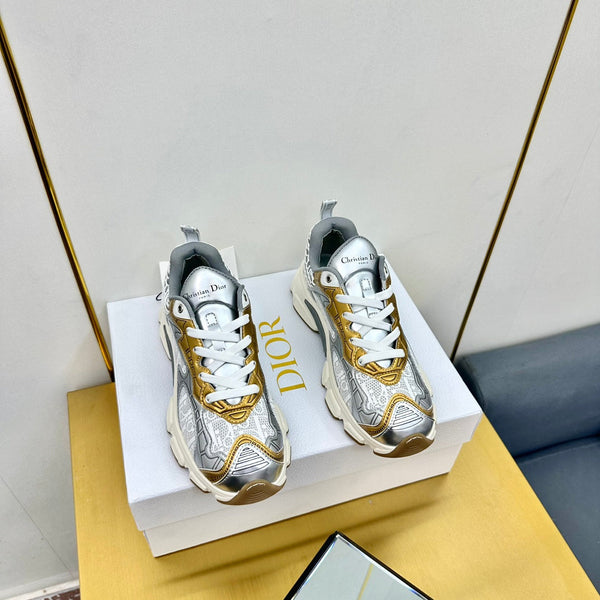 CD Chrono Sneaker 40mm in tessuto a rete oro 994578