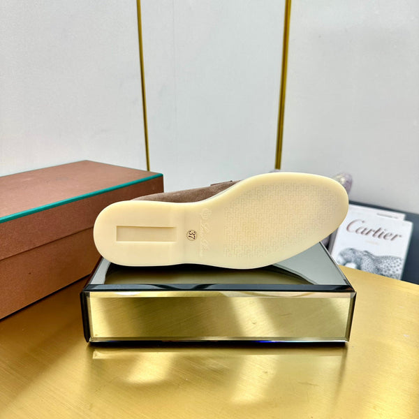 Mocassini LP Summer Charms Walk in pelle scamosciata marrone cachi 994500