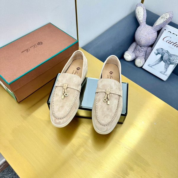 LP Summer Charms Walk Loafers Beige Suede 994502