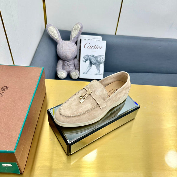 LP Summer Charms Walk Loafers Beige Suede 994502