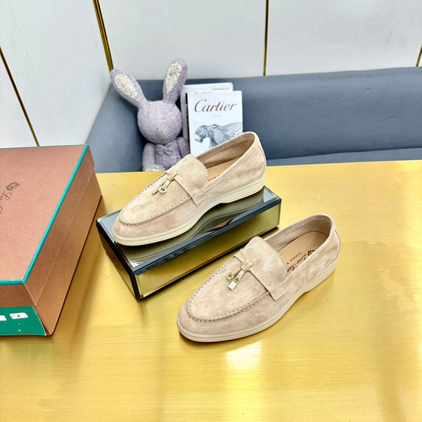 LP Summer Charms Walk Loafers Beige Suede 994502