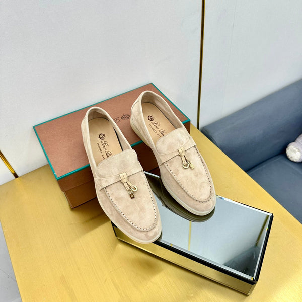 LP Summer Charms Walk Loafers Beige Suede 994502