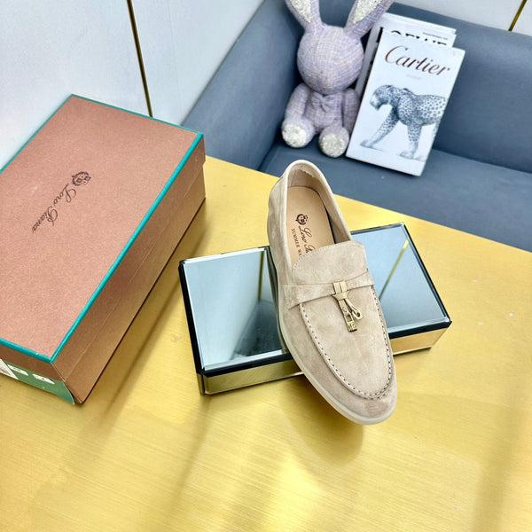 LP Summer Charms Walk Loafers Beige Suede 994502