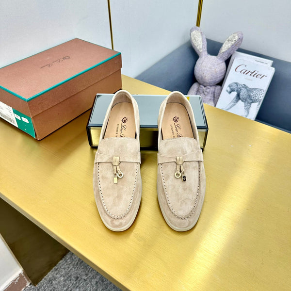 LP Summer Charms Walk Loafers Beige Suede 994502