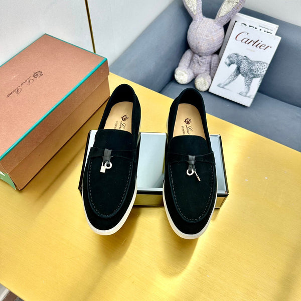 Mocassini LP Summer Charms Walk in pelle scamosciata nera 994507